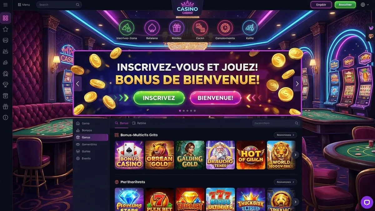 Inscription avec bonus